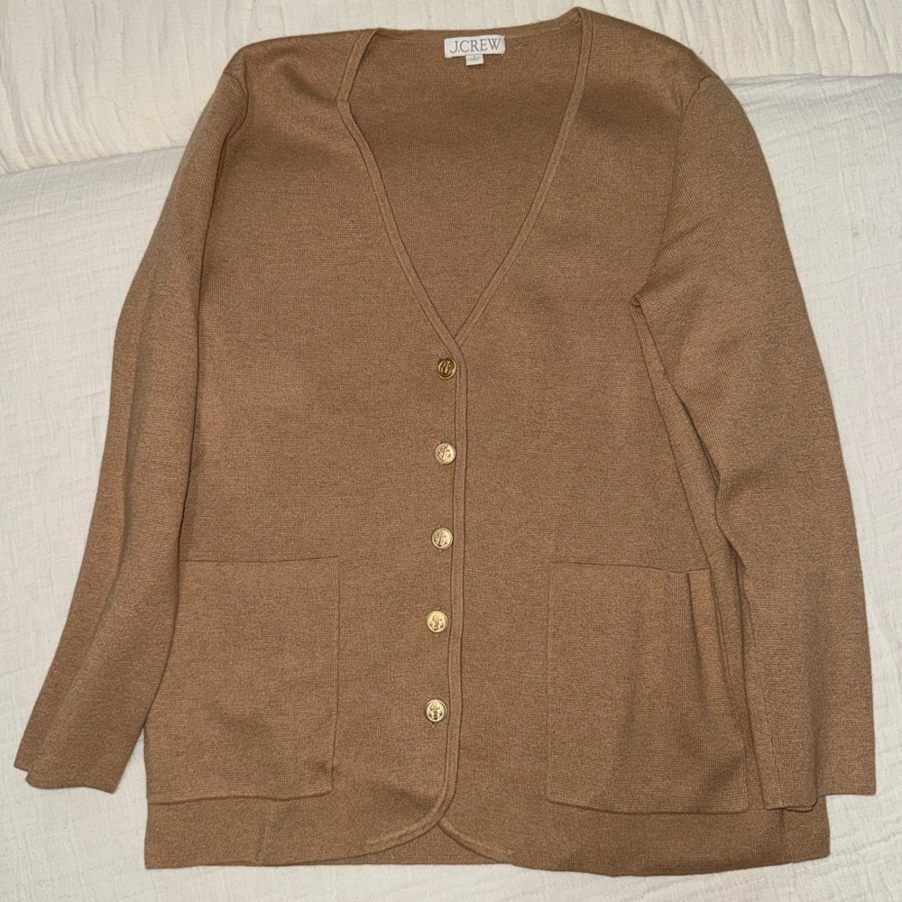 J. Crew Women's Brown Cardigan Sweater